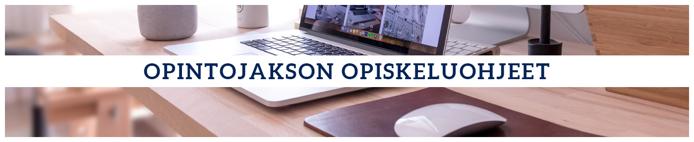 Opintojakson opiskeluohjeet