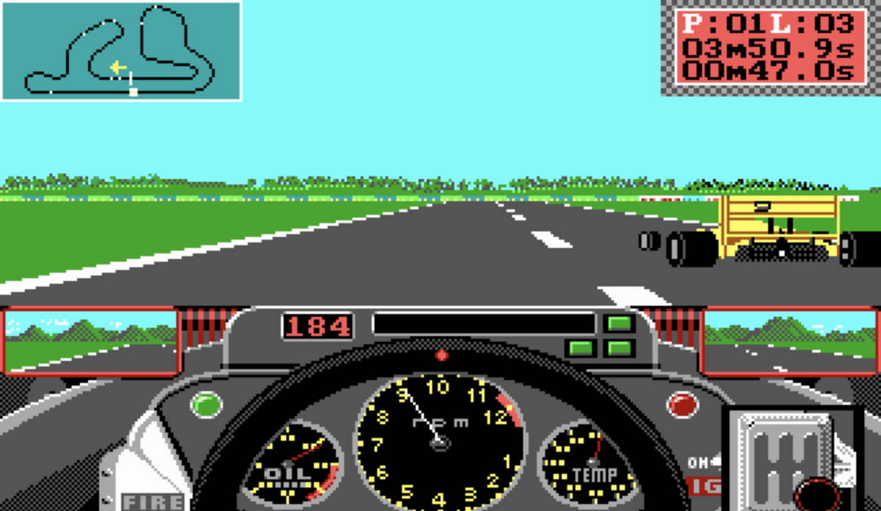 Grand Prix Circuit -peli vuodelta 1988